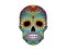 Sugar Skull Colorful Birthday Edible Cake Topper for 8 inch round cake or larger